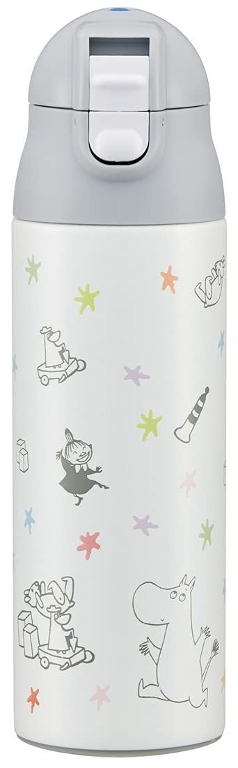 新品 SMIB5-A 星 ムーミン 持ち運びに便利な軽量タイプ 500ml ミルク作りに便利な水筒 ステンレスボトル 保温 調乳用 (skater) スケーター