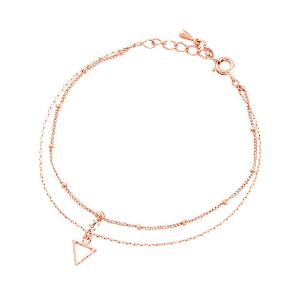 [Jewelry Shop M] トライアングル 三角 スワロフスキー シンプル