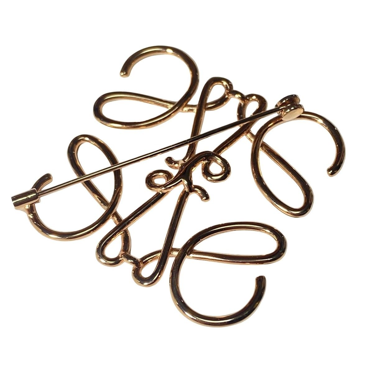 LOEWE ロエベ ブローチ - ピンクゴールド