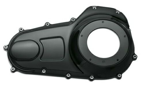 ナロープロファイル アウタープライマリーカバー 2007〜16年ツーリング トライク グロスブラック