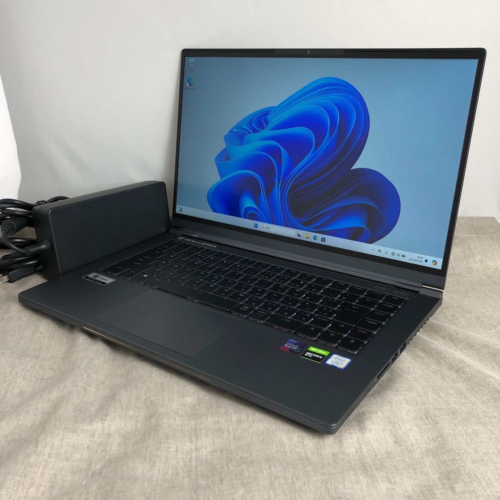 Galleria GCR1660TGF ジャンク ジャンク品】GALLERIA GCR1660TGF-QC-G ゲーミングノート