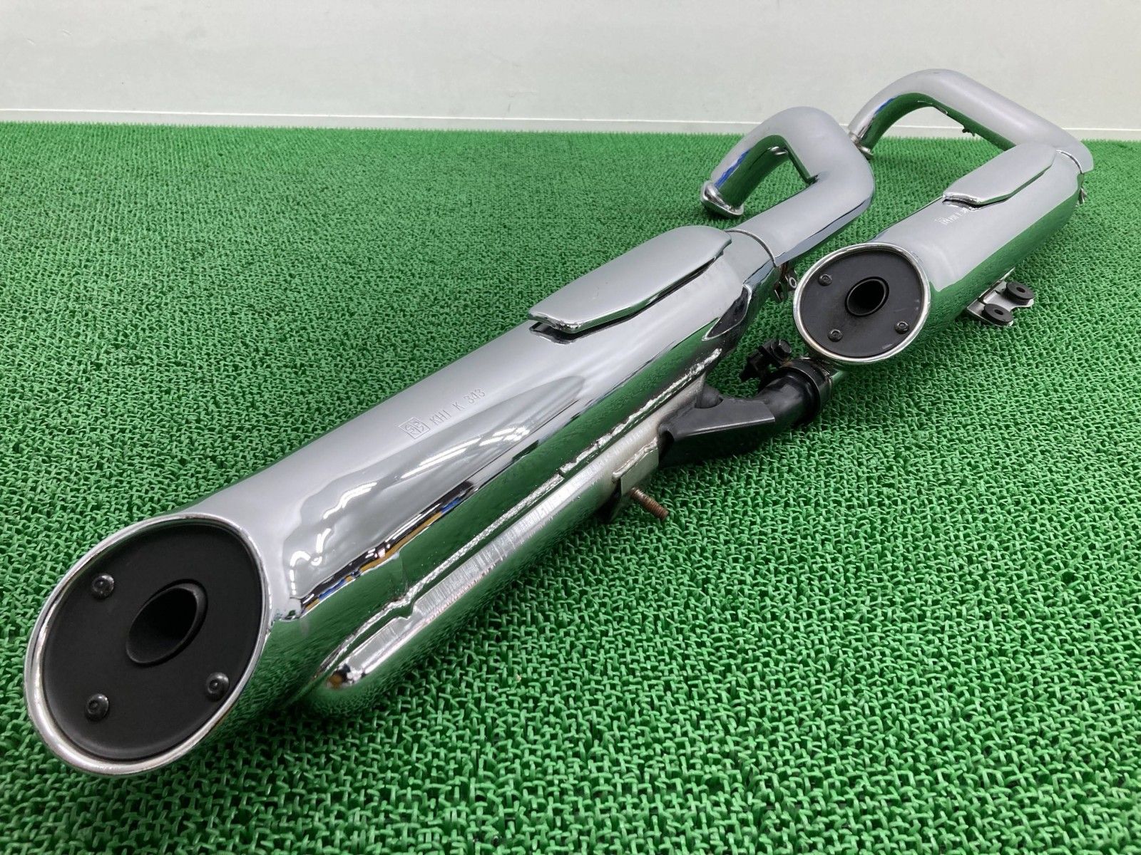 バルカン400 マフラー K343 カワサキ 純正 バイク 部品 VN400A VULCAN400 凹み無し 品薄 品 車検 Genuine rE DECORATOM_COM_BR