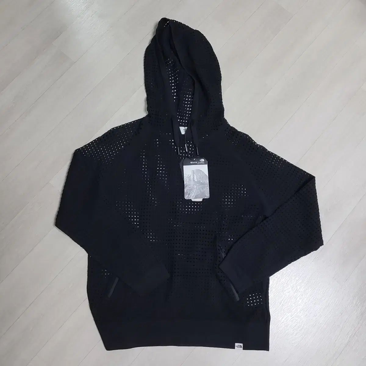 THE NORTH FACE ザノースフェイス ホワイトラベル メッシュ フード付きTシャツ 黒 S