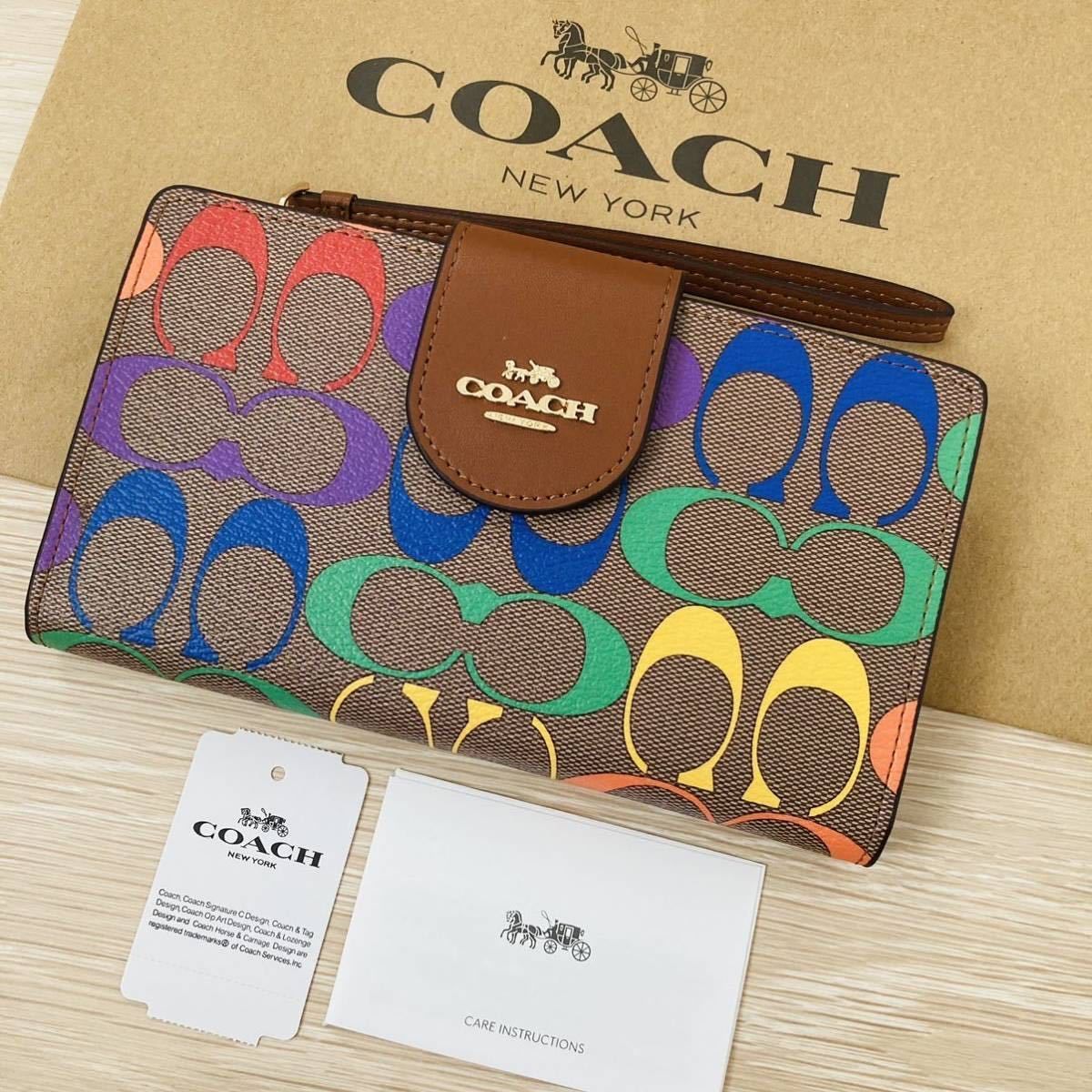 贈呈 COACH コーチ 財布 ミディアムウォレット 二つ折り シグネチャー