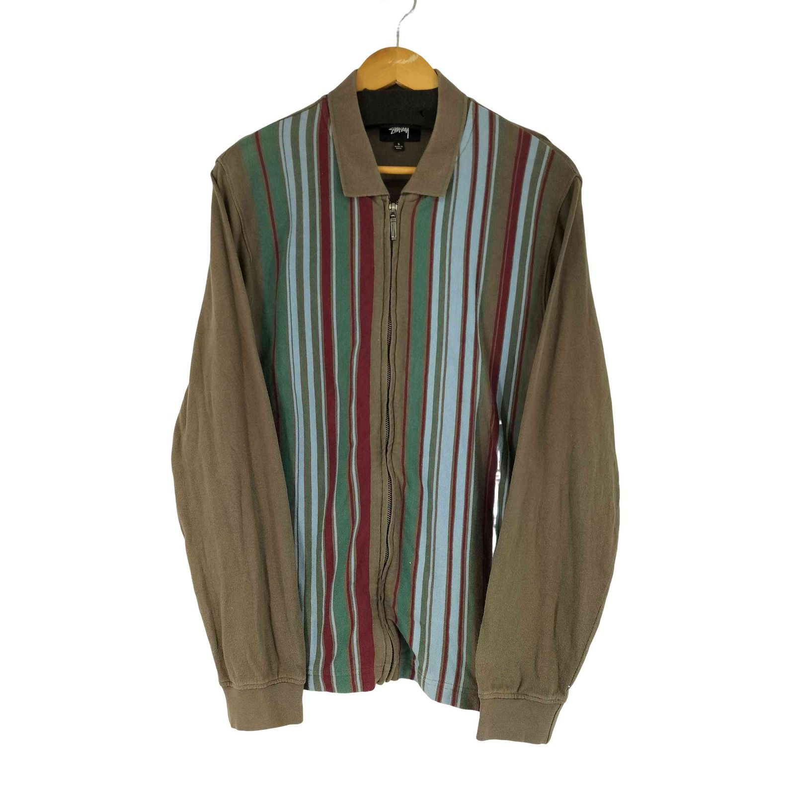 ステューシー Stussy Simon LS Zip Polo メンズ import：S