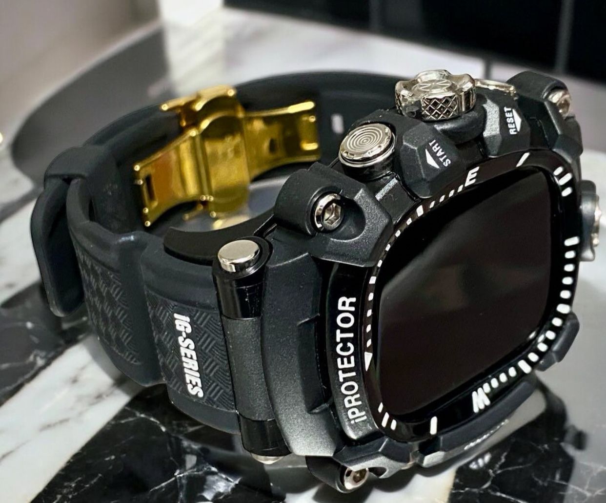 ワンプッシュ式 ネジ不要 Apple Watchカバーケースアップルウォッチラバーベルトバンド G