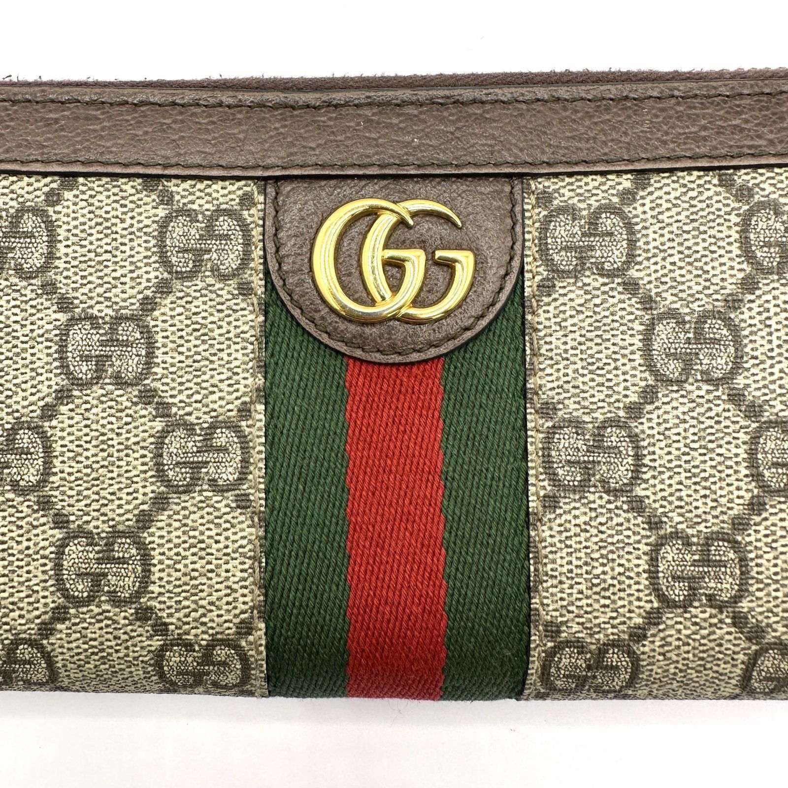グッチ オフィディア・ラウンド長財布 523154【Aランク】【中古  