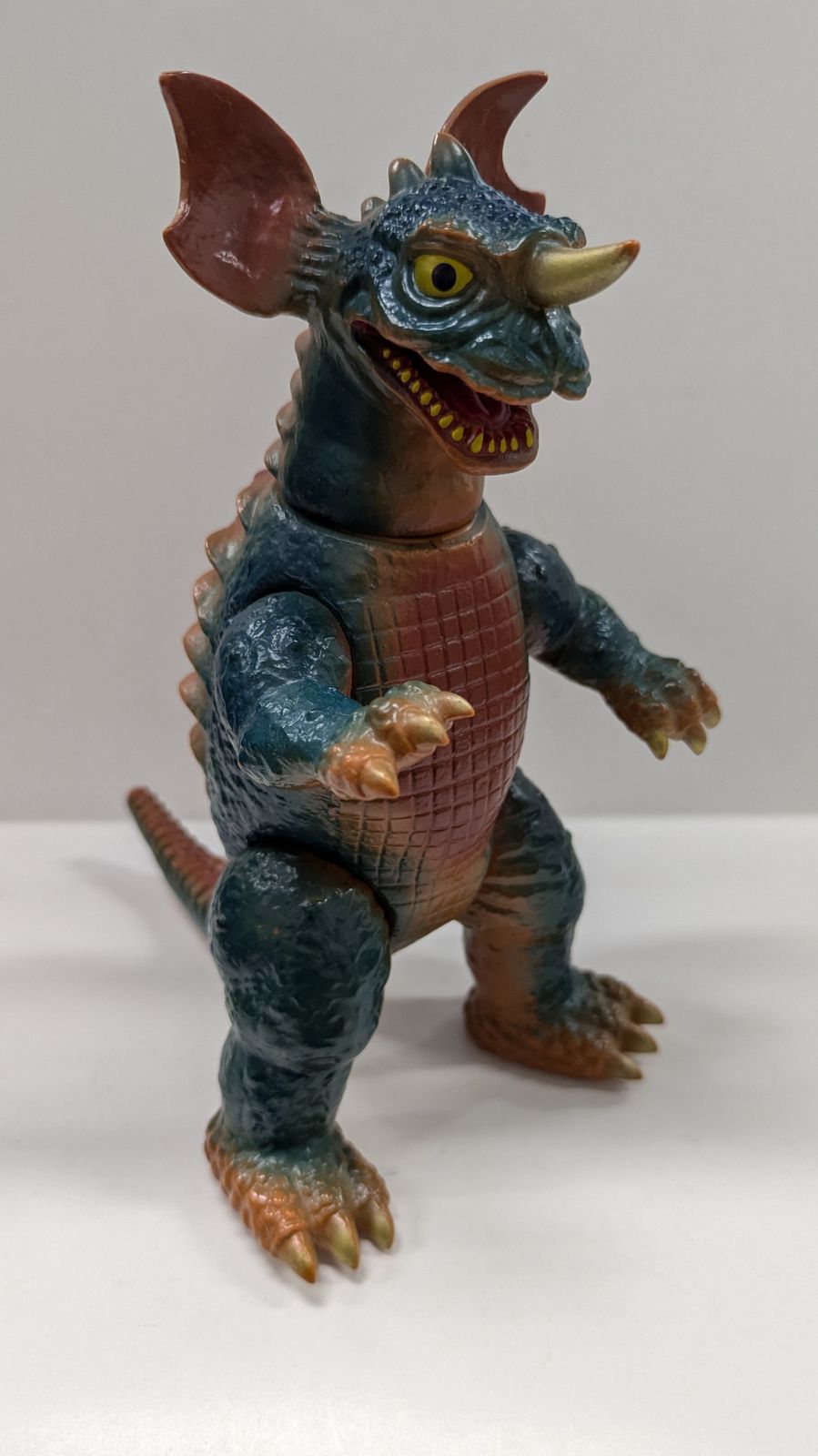 マーミット 世紀の大怪獣シリーズ バラゴン1期/茶成型/緑塗装/金目/世紀の大怪獣シリーズ