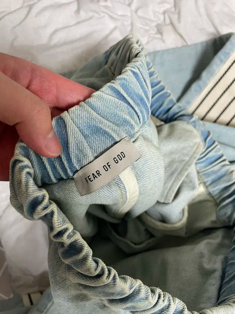 【12/20まで】FEAR OF GOD デニムストライプフォーラムパンツ 12/20まで】FEAR OF GOD デニムストライプフォーラムパンツ