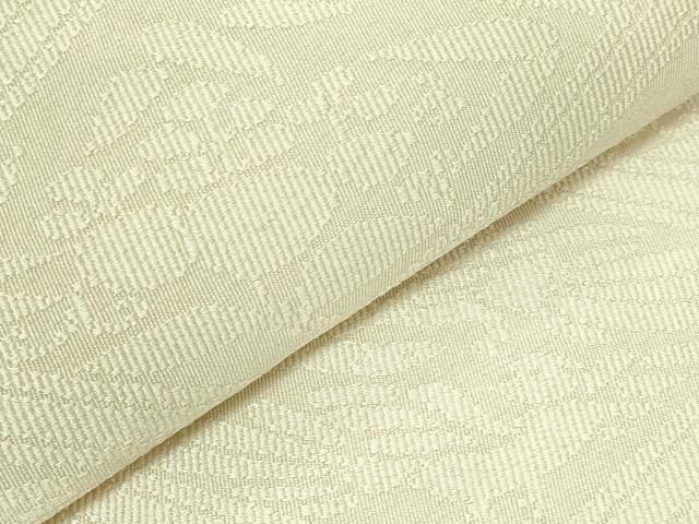 平和屋本店□極上 西陣 小川英謹製 爪掻き本綴れ 八寸名古屋帯 蒸栗色