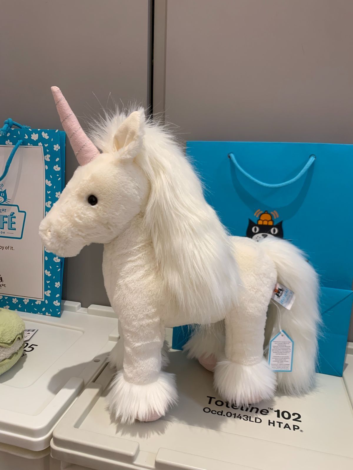JELLYCAT ユニコーンの白いぬいぐるみ柔らかい人形大人と子供の誕生日プレゼント LEMON SHOPS