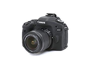 DISCOVERED イージーカバー Canon EOS 80D 用 カメラカバー ブラック　液晶保護フィルム付き 2zzhgl6 中古】【非常に良い】DISCOVERED イージーカバー Canon EOS 80D