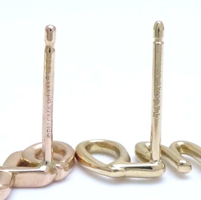 TIFFANY&Co. ティファニー ラブ&キス Oui ピアス シングルピアス2点