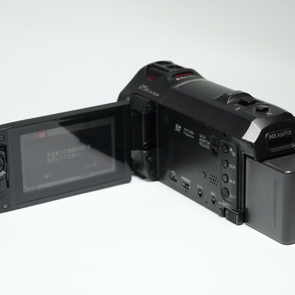 Panasonic パナソニック HC-WX990M ブラック 元箱 ビデオカメラ 動作OK 