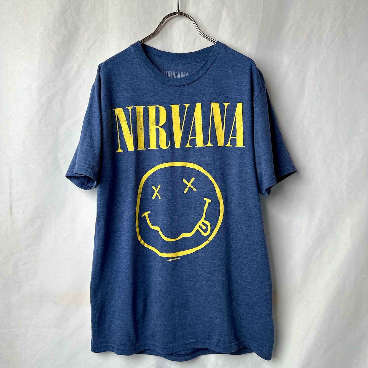 新色入荷 ニルヴァーナ☆NIRVANA プリントロゴ 半袖Tシャツ バンドT L