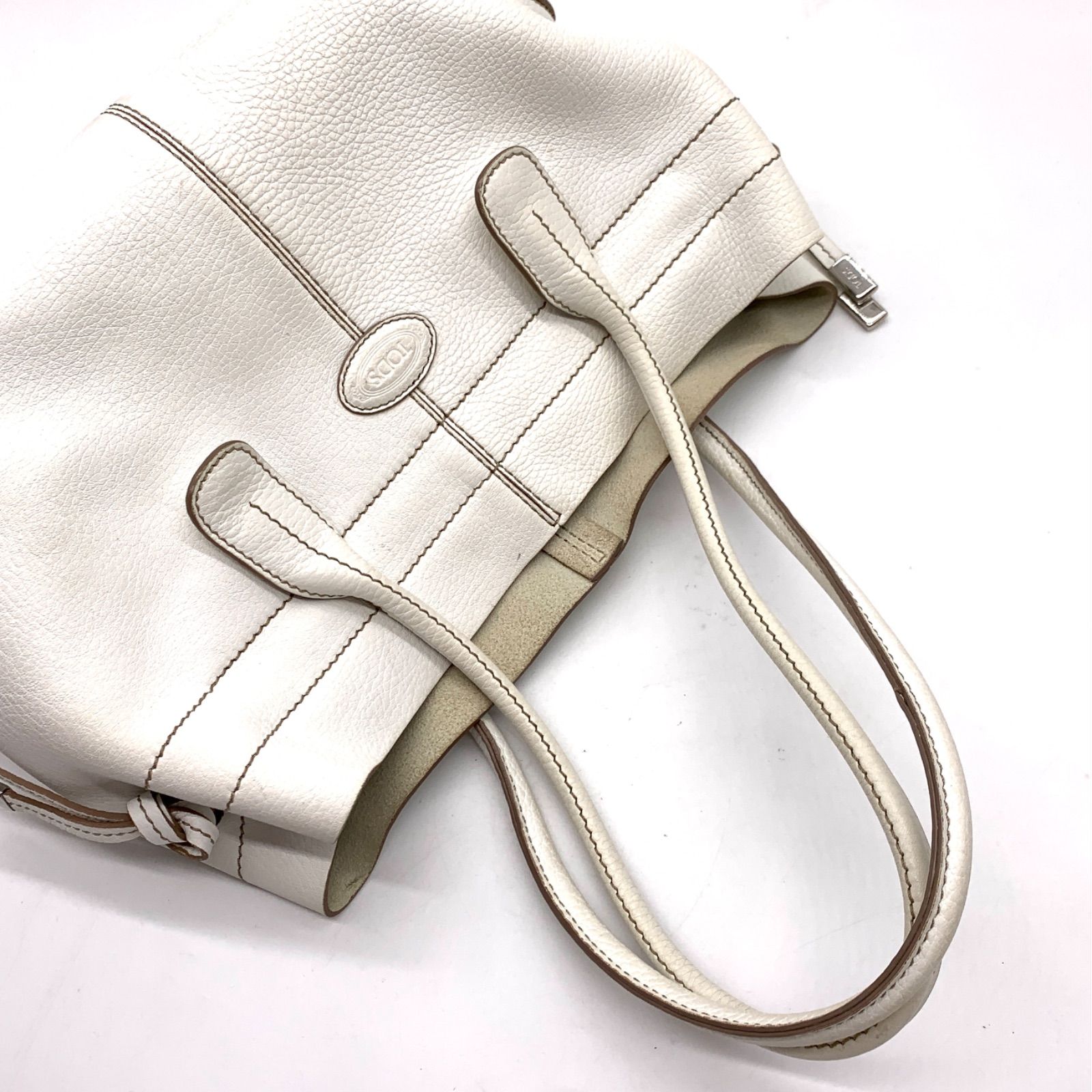 お買い得】Tod's トートバッグ 巾着型 ロゴ入り - メルカリ