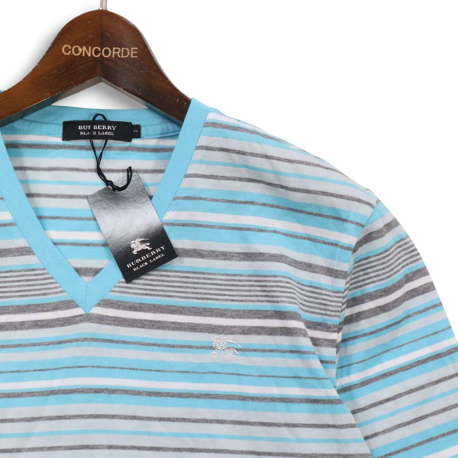 バーバリーブラックレーベル マルチボーダー　半袖　Tシャツ サイズ3 新品 未使用 BURBERRY BLACK LABEL バーバリー ブラックレーベル