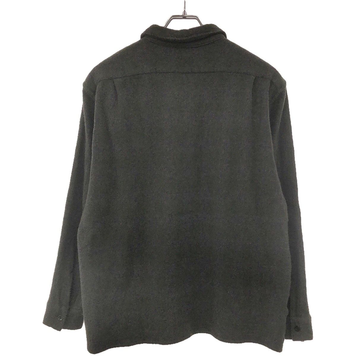 COMOLI コモリ 20AW ウールチェック ウールチェックオープンカラー
