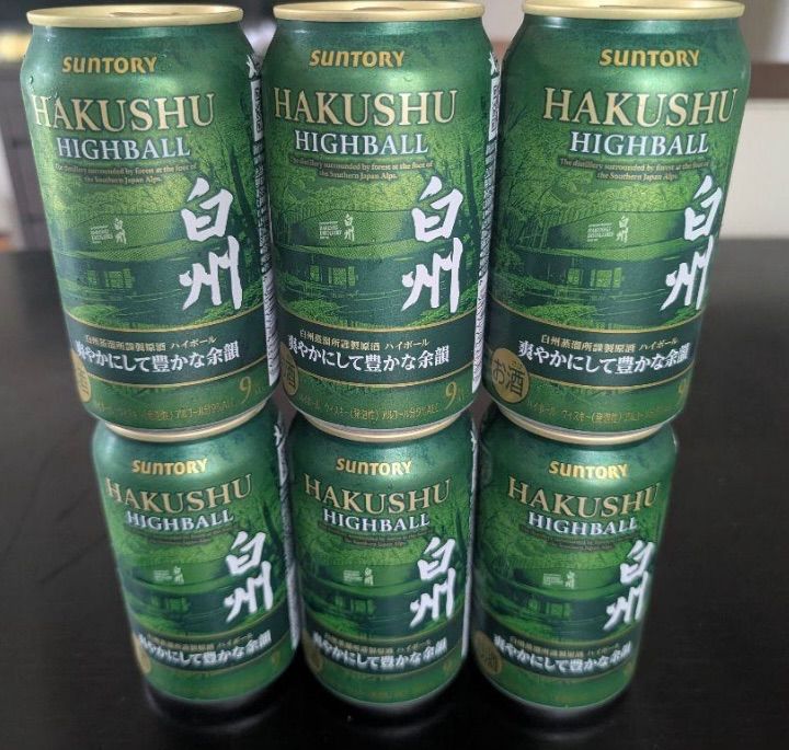 サントリー白州 350ml 6本セット 森の若葉ハイボール - メルカリ