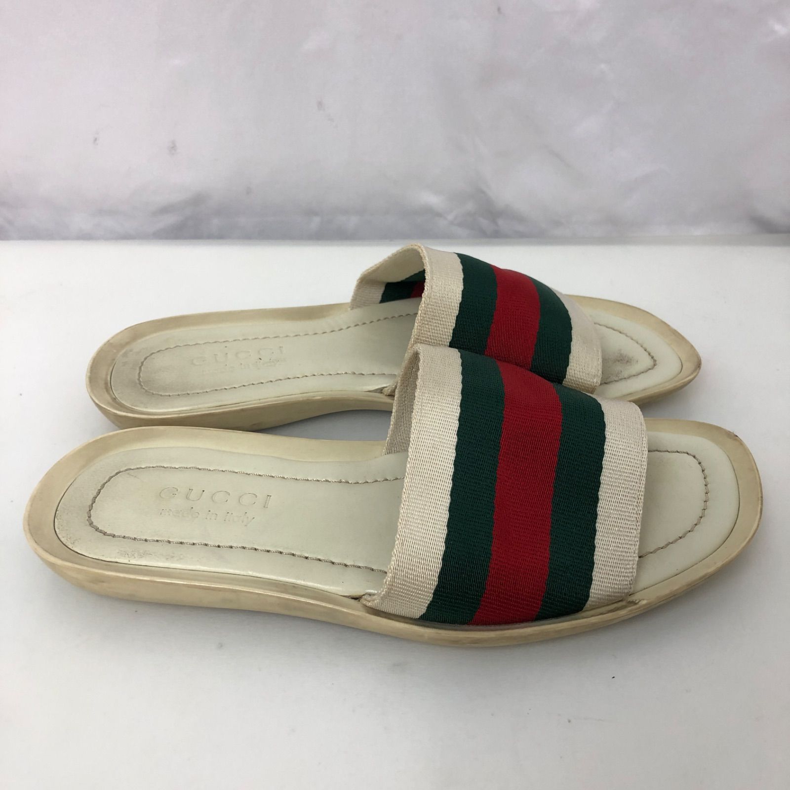 GUCCI サンダル GG柄 シェリーライン 268670 良品 GUCCI サンダル GG柄 シェリーライン 268670 良品 - メルカリ