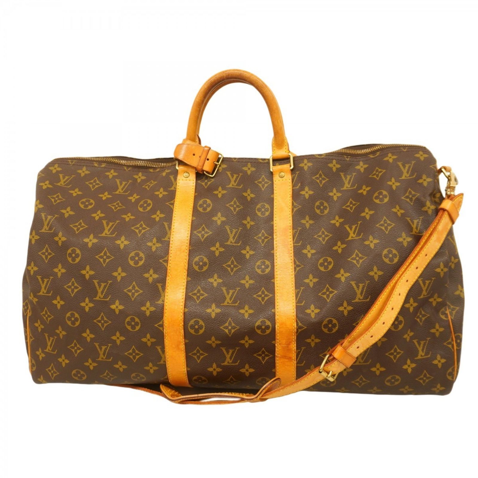 ルイ ヴィトン Louis Vuitton ルイ ヴィトン ボストンバッグ モノグラム キーポルバンドリエール55 M41414 ブラウンメンズ レディース