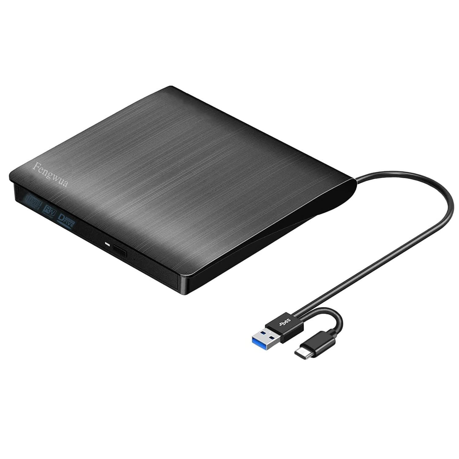 新着商品】USB-Cアダプタ付属 3.0 ポータブル DVD CD ROM +/-RW ドライブ USB DVDプレーヤー バーナー ライター リーダー  Windows Linux 外付けCD/DVDドライブ ノートパソコン デスクトップPC MacBook - メルカリ