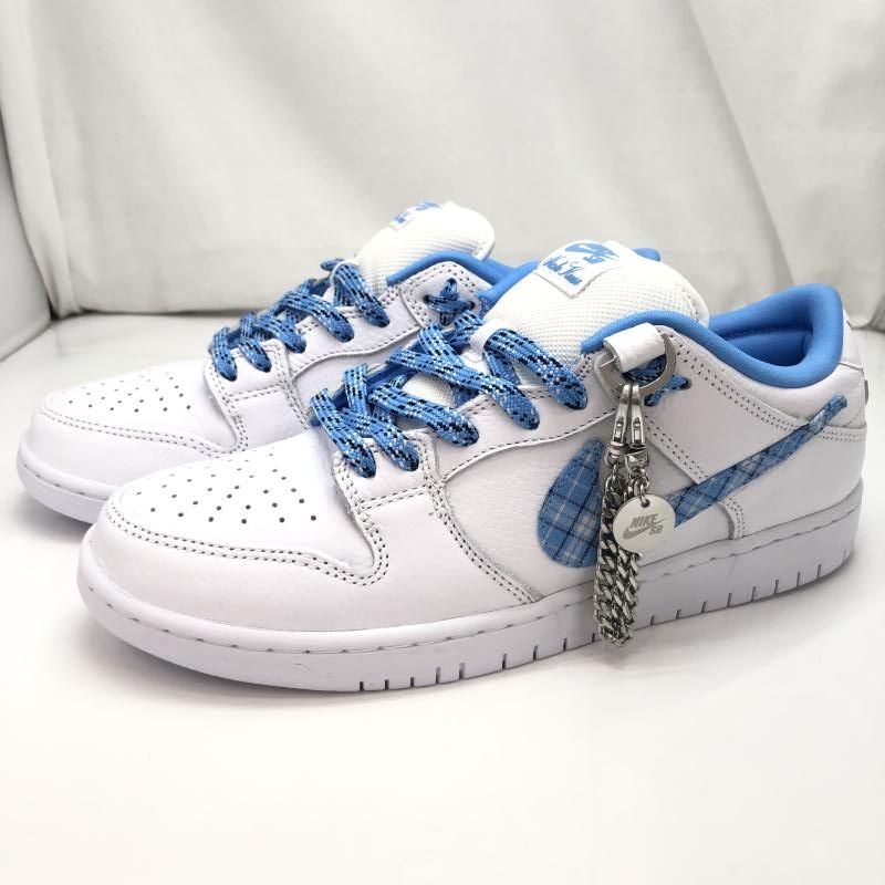 NIKE SB DUNK LOW PRO×Nicole Hause ホワイト|ブルー サイズ27cm FZ8802-100 91