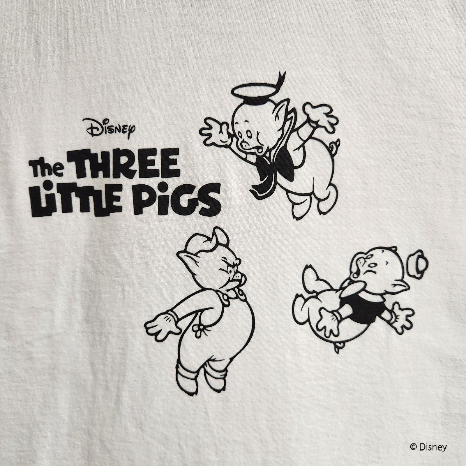 人気を誇る デッドストック！三匹の子豚 Tシャツ Three Little Pigs