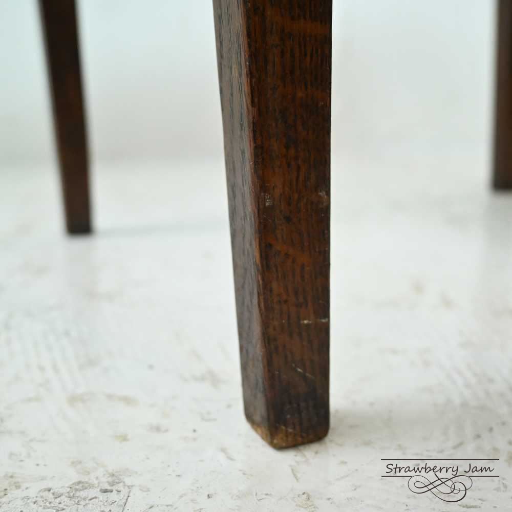 早い者勝ち！】L3612-61 英国アンティーク プチポワン スツール