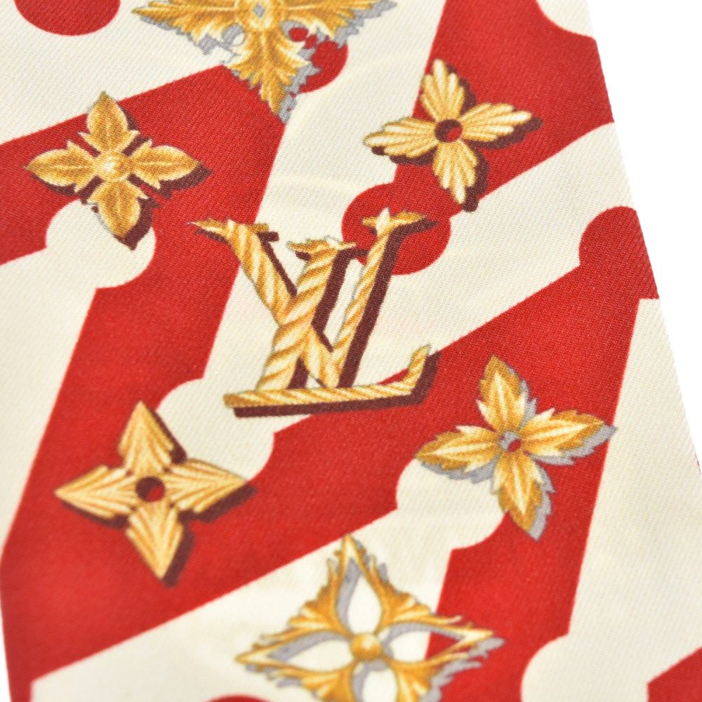 美品]ルイヴィトン バンドーモノドッツ ツイリー スカーフ LOUIS