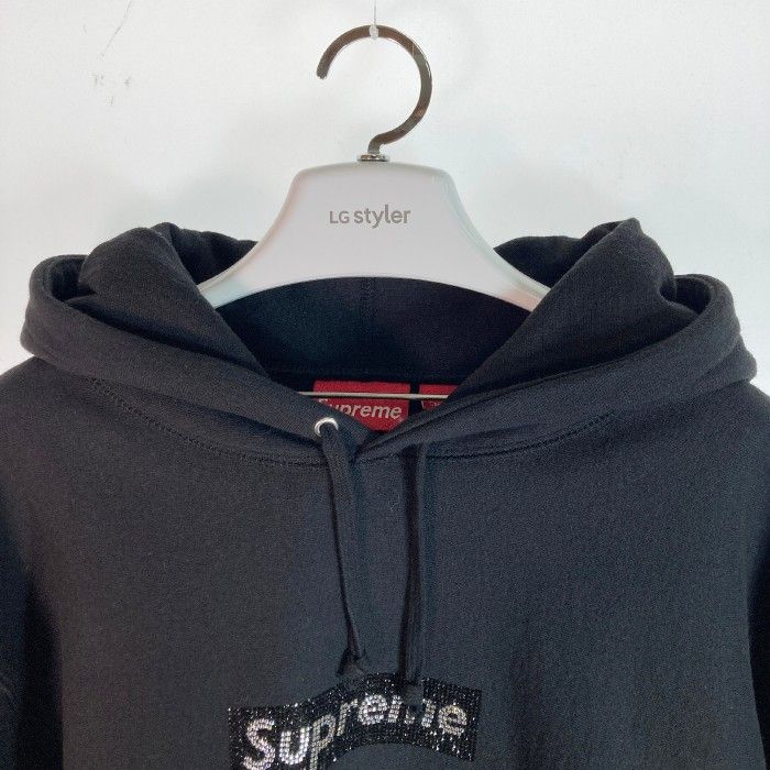 ☆Supreme×SWAROVSKI シュプリーム×スワロフスキー Box Logo Hooded