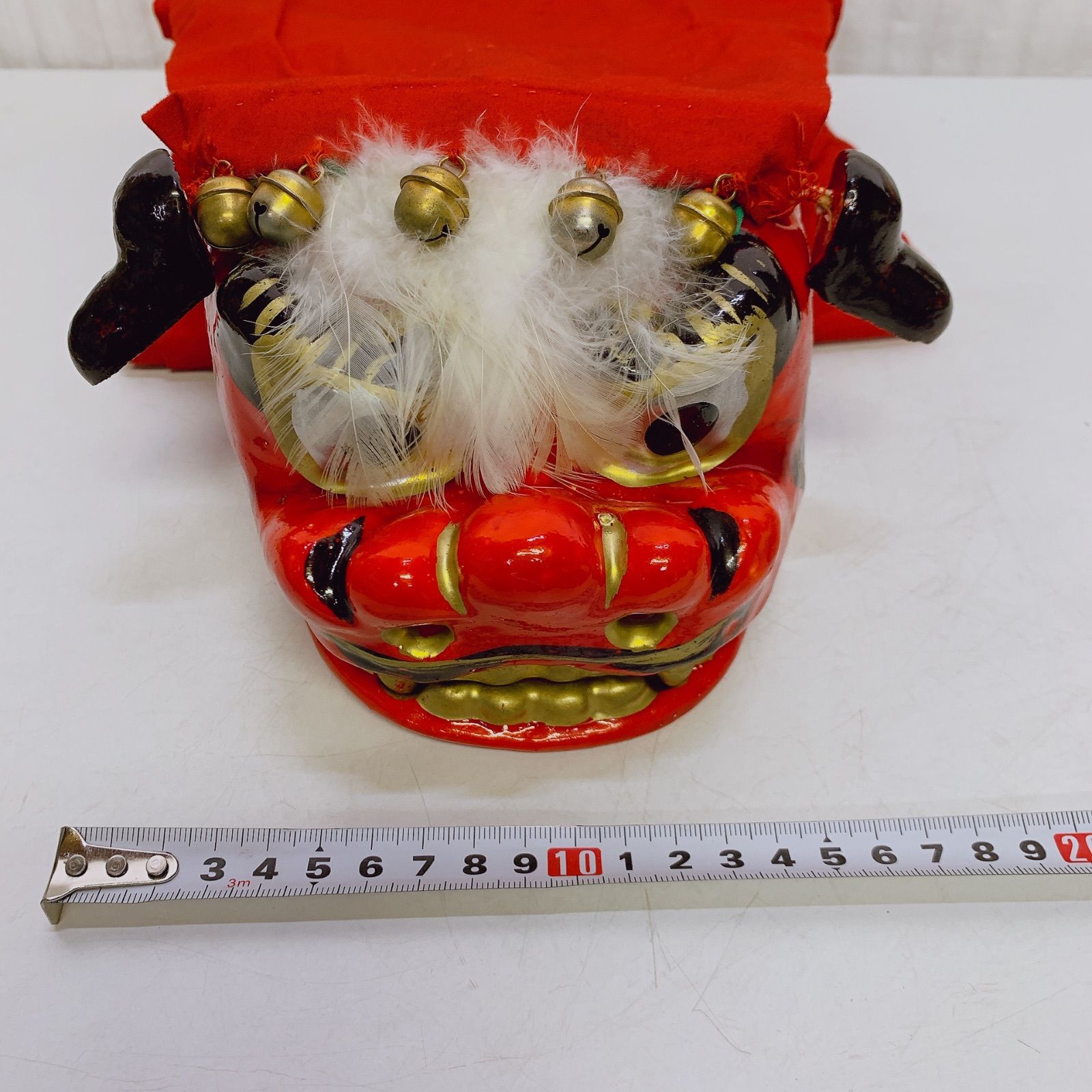 日舞小道具 獅子舞 子獅子 赤獅子 舞 手獅子