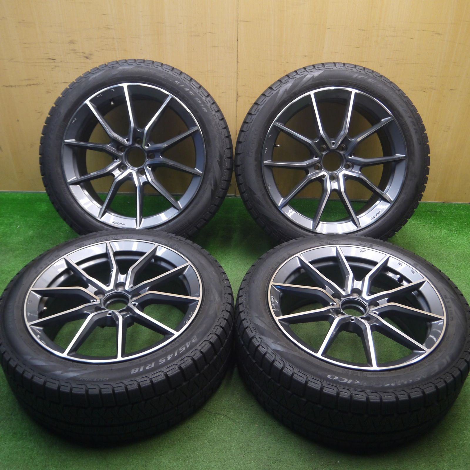 タイヤホイールセット美品！MFF MAK 245/45R18 4本