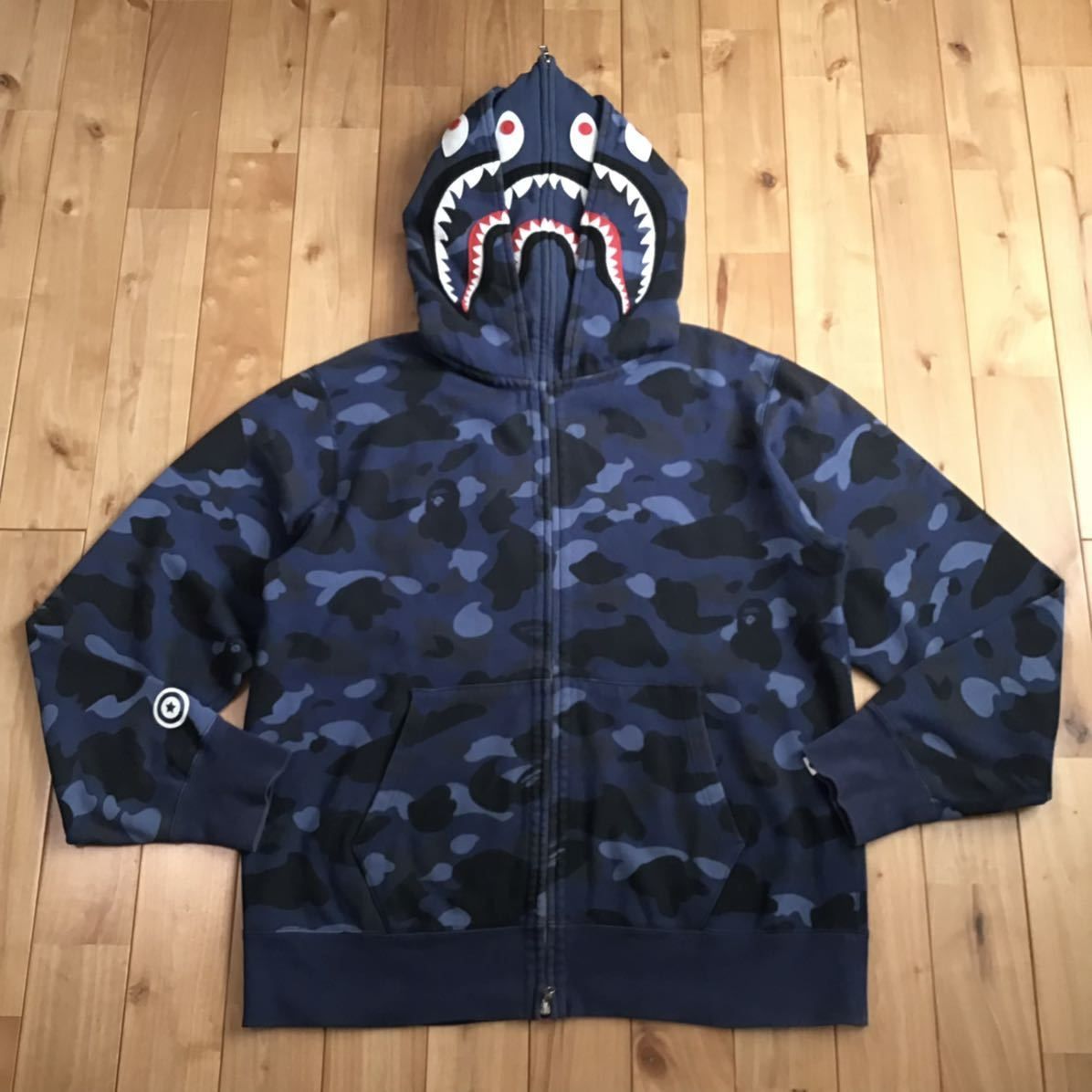 激レア A BATHING APE 初期 シャーク パーカー フランケンタグ - パーカー