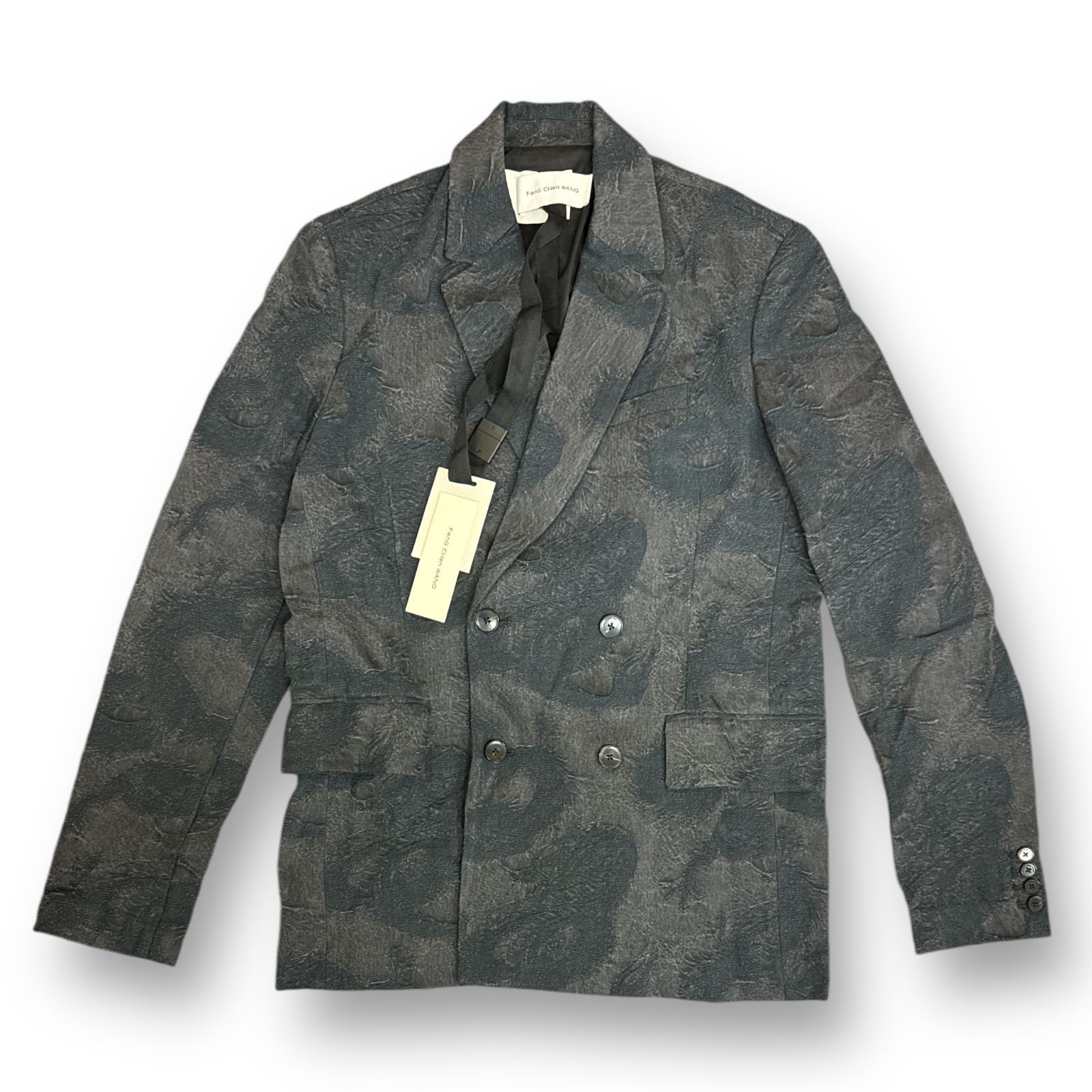 定価116200円 新品 Feng Chen Wang Patterned Jacquard Blazer 