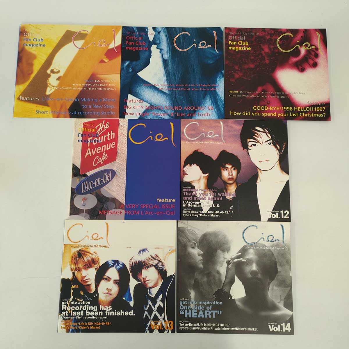 [セット] L'Arc-en-Ciel ラルク 会報 ファンクラブマガジン Ciel Vol.1-10、12-14 LE-CIEL Vol.40-87 LIFE VAMPS ストッキング