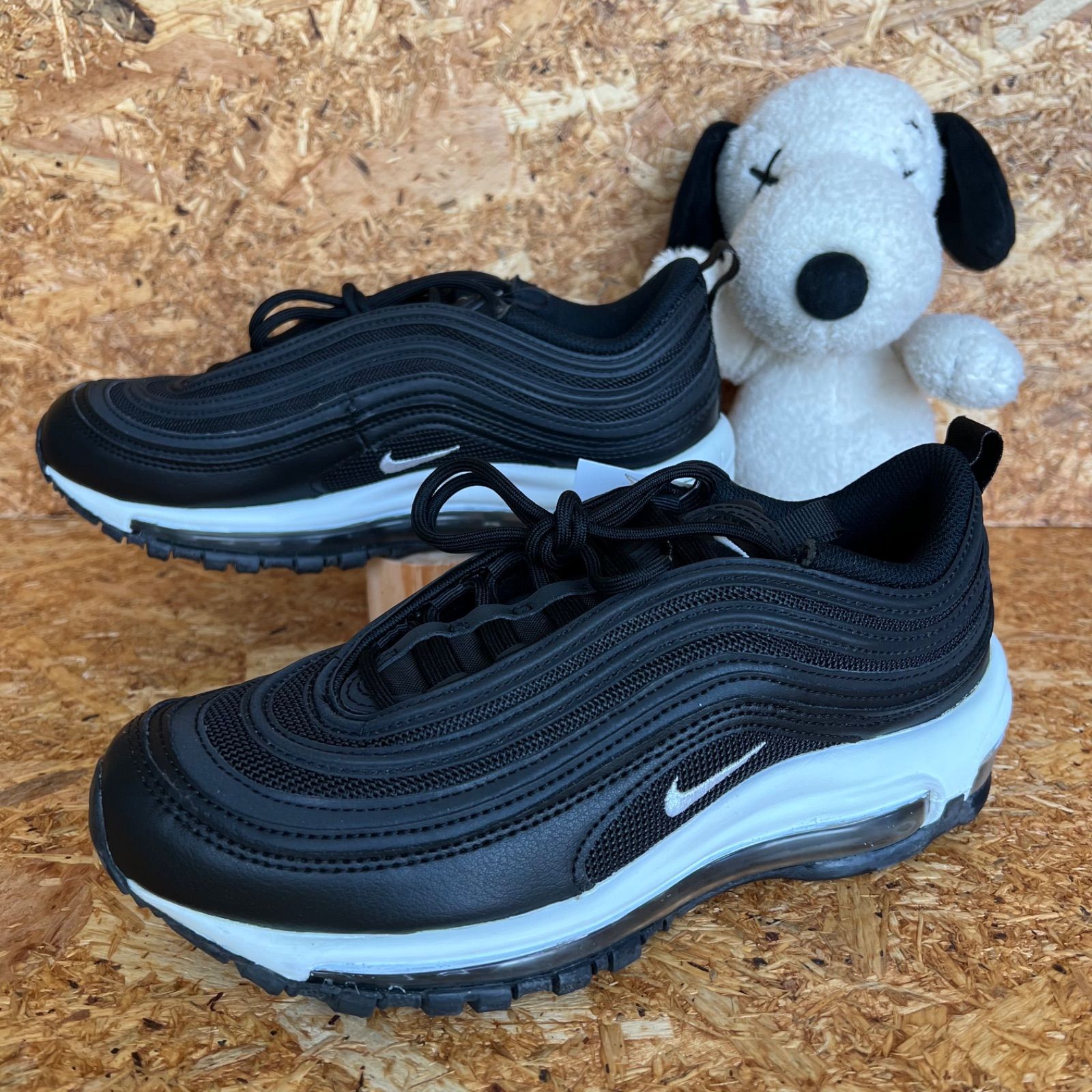 24.5cm NIKE WMNS AIR MAX 97 ブラック ホワイト ナイキ ウィメンズ 