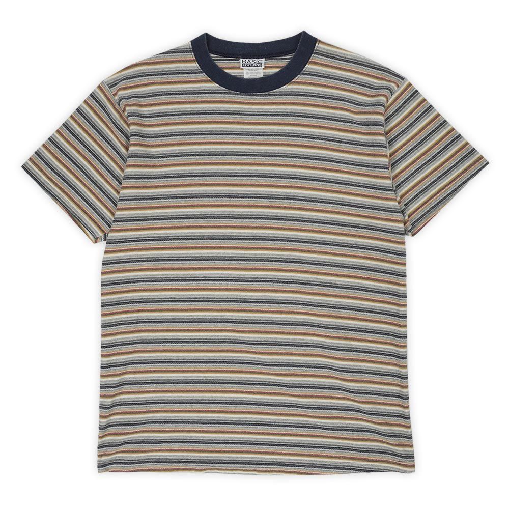 90s basic EDITIONSベーシックエディション 長袖ボーダーTシャツ 90s basic EDITIONSベーシックエディション 長袖ボーダーTシャツ