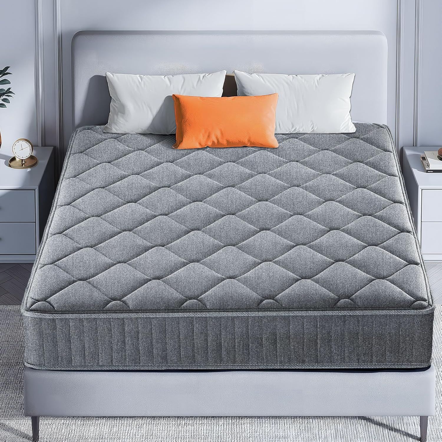 マットレス ポケットコイル 厚さ22cm 高反発 360N 高耐久 32D 体圧分散