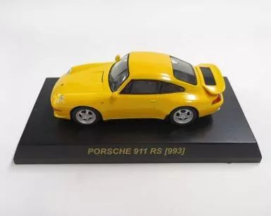 中古】ミニカー 1/64 ポルシェ 911 RS 993 (イエロー