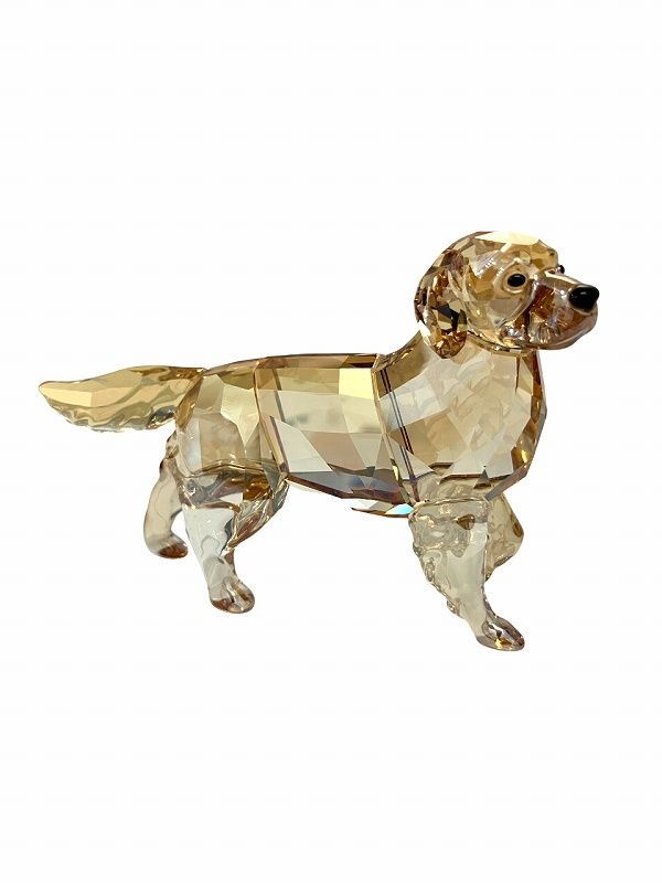 スワロフスキー SWAROVSKI 極美品 ゴールデンレトリバー 犬 母 1142823