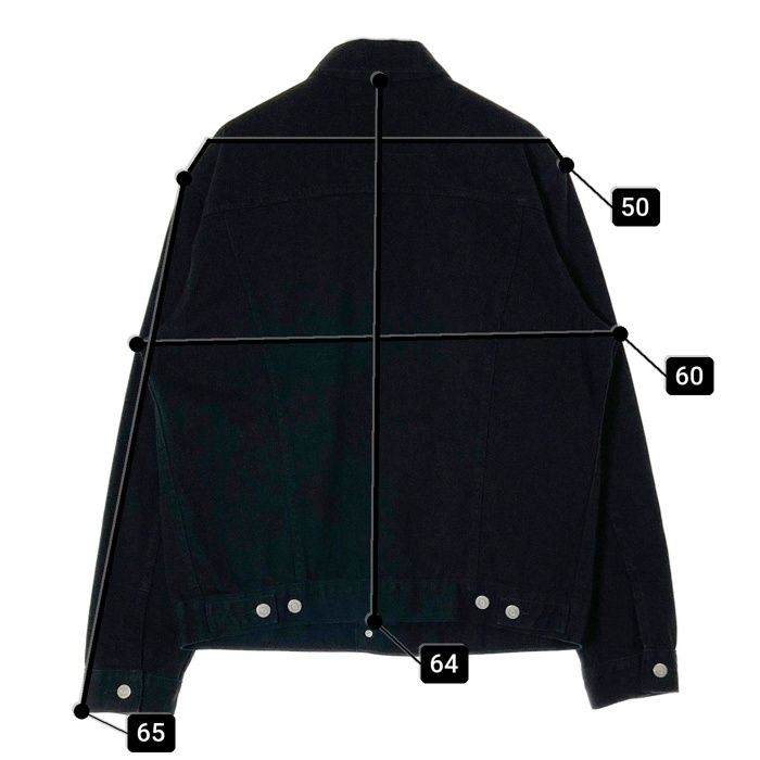 Levi's ブラック デニムジャケット Gジャン 72334-0513 Levi's ブラック デニムジャケット Gジャン 72334-0513 Levi's