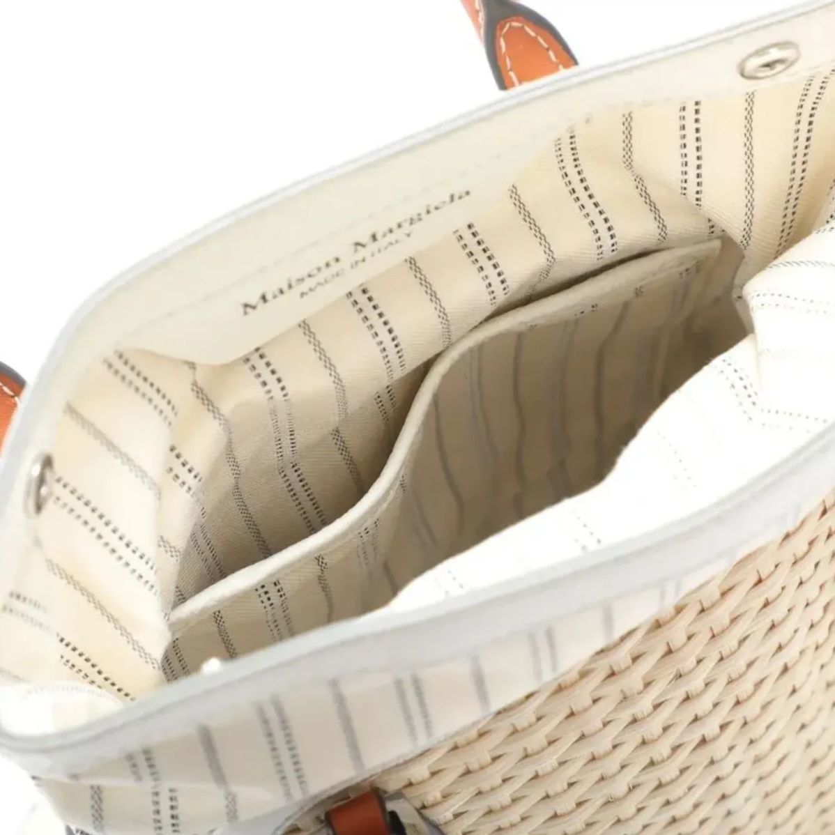 Maison Margiela マルジェラ ラフィア 2WAY カゴバック 5AC