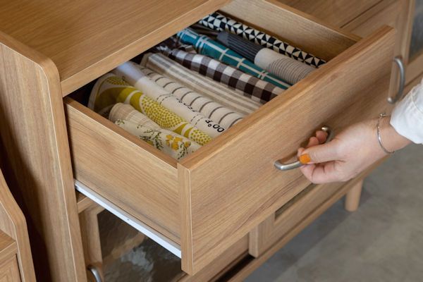 北欧風キャビネット サイドボード 食器棚 リビング 収納 キッチン（481