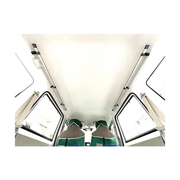 エブリイ DA17W DA17V サイドバー 左右2本セット車内 キャリア 0179 シルバー
