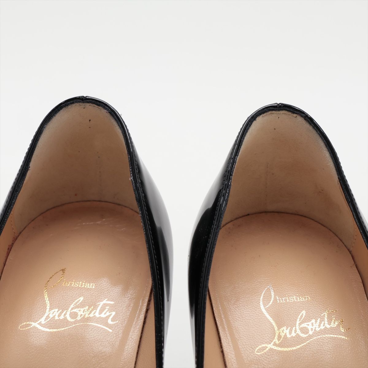 Christian Louboutin クリスチャンルブタン DECOLLETE 554 100 PATENT 