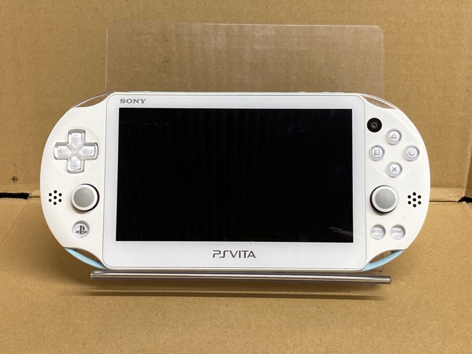 25【ジャンク扱い】PSVITA 本体のみ PCH-2000 ライトブルー/ホワイト 