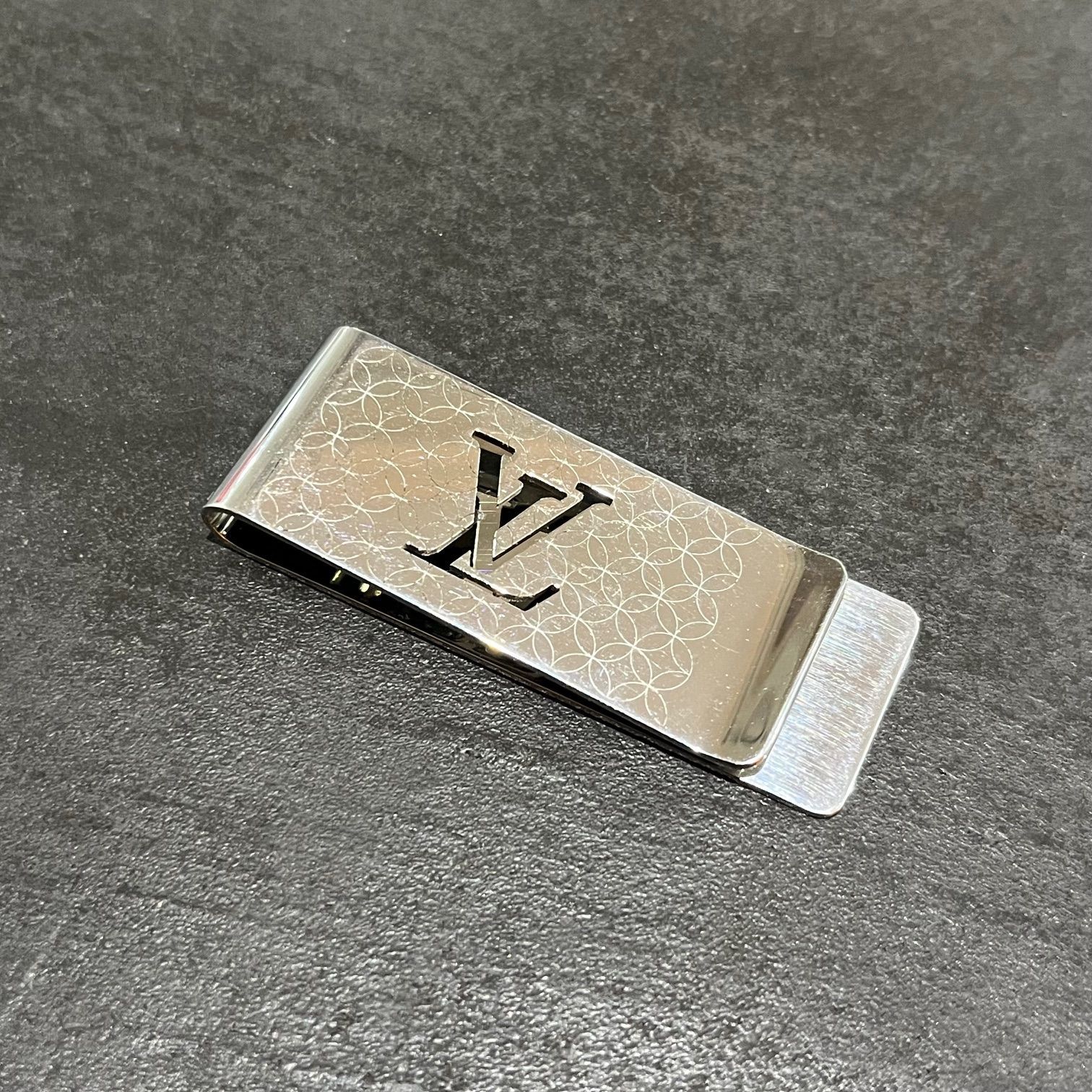 【良品】ルイヴィトン(モノグラム・フラワー)ビルクリップ シャンゼリゼ クリップ Louis Vuitton マネークリップ ビルクリップ・シャンゼリゼ