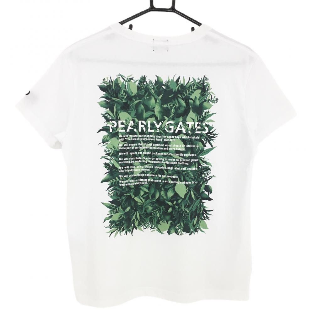 美品 PEARLY GATES パーリーゲイツ ニコちゃん スマイル Tシャツ PEARLY GATES パーリーゲイツ Tシャツ ネイビーー×白 30周年