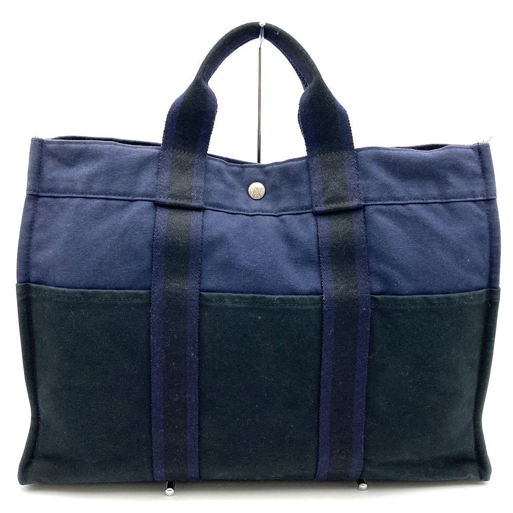 HERMES エルメス トートバッグ MM 4500325E0102 HERMES エルメス フールトゥMM キャンバス トートバッグ